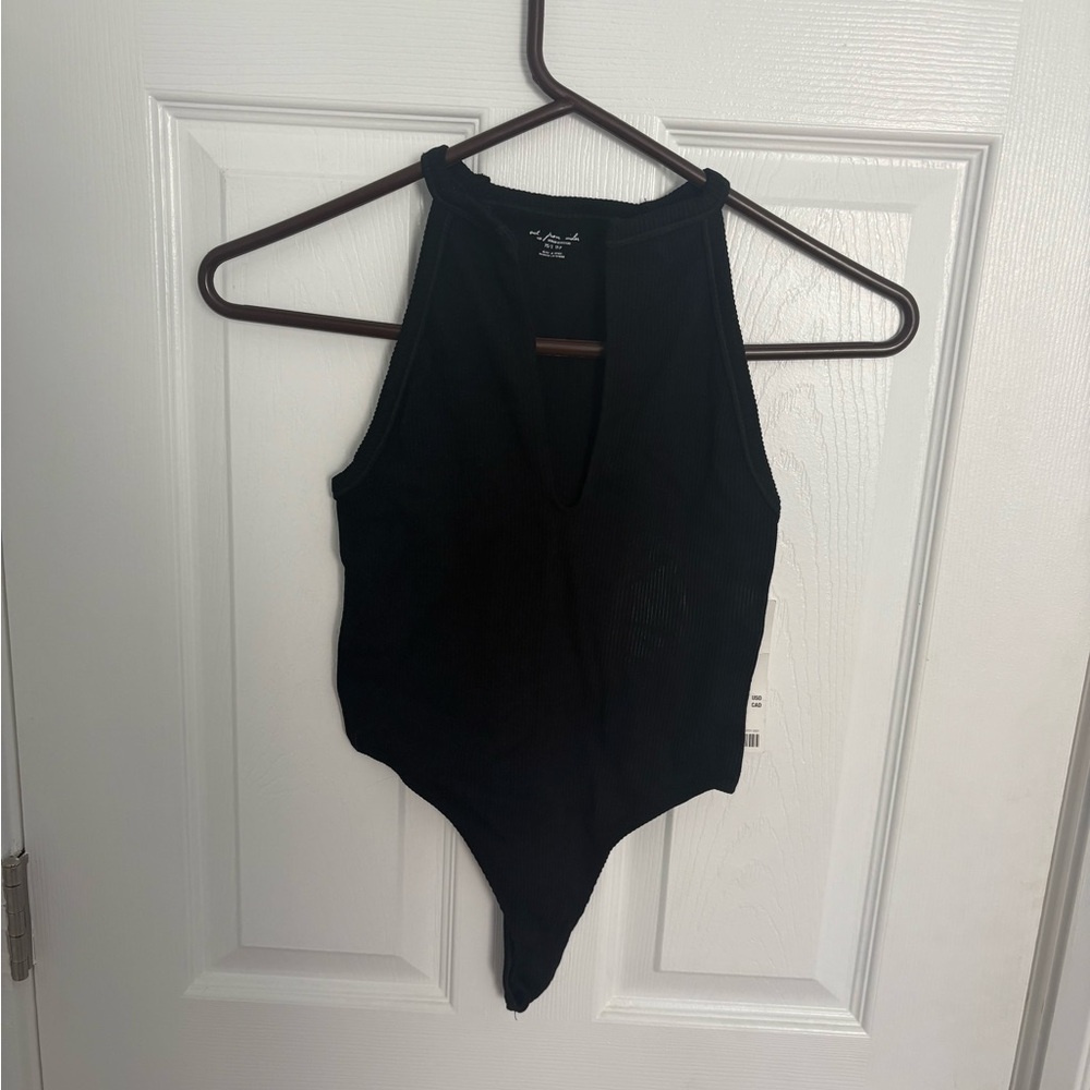 Out From Under Black Sleeveless Bodysuit